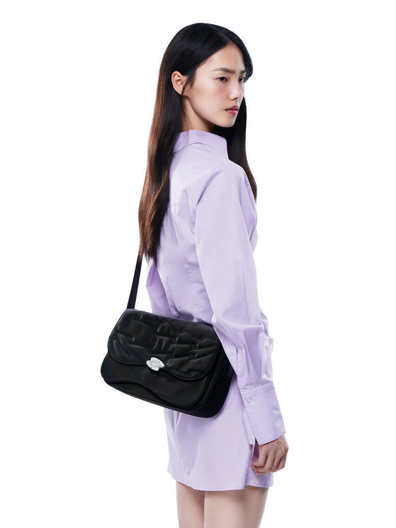DESERT POST Regular Shoulder Bag - Black