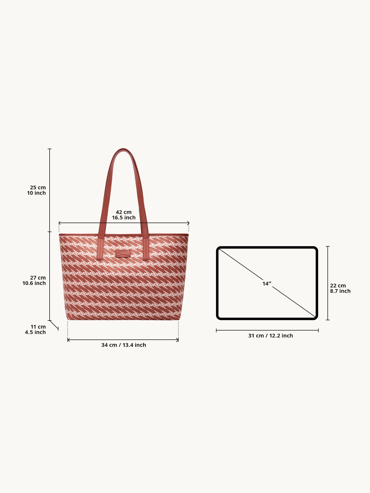 MONOGRAM 3.0 LOOP Medium Tote Bag - Red