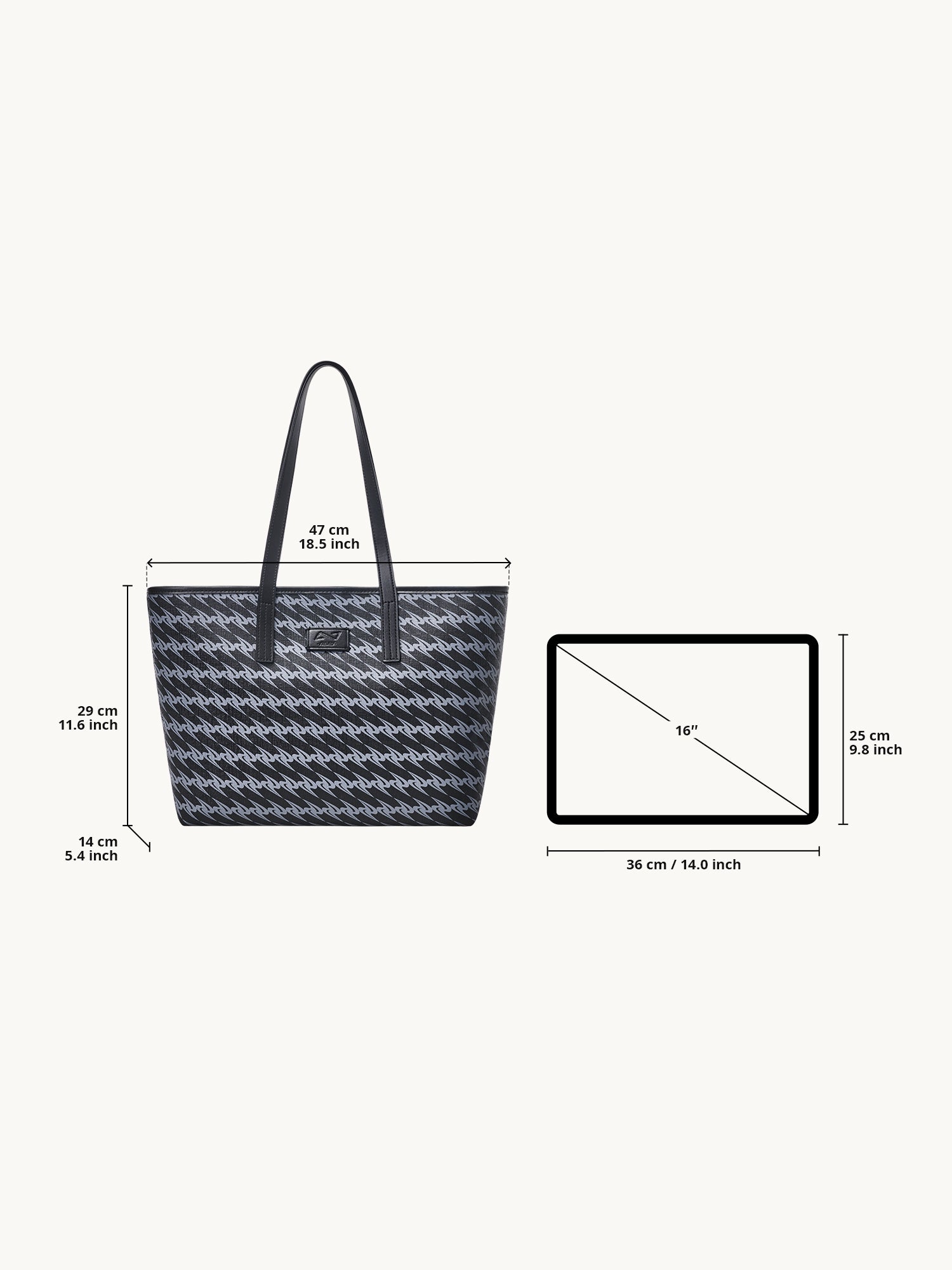 MONOGRAM 3.0 LOOP Large Tote Bag - Black