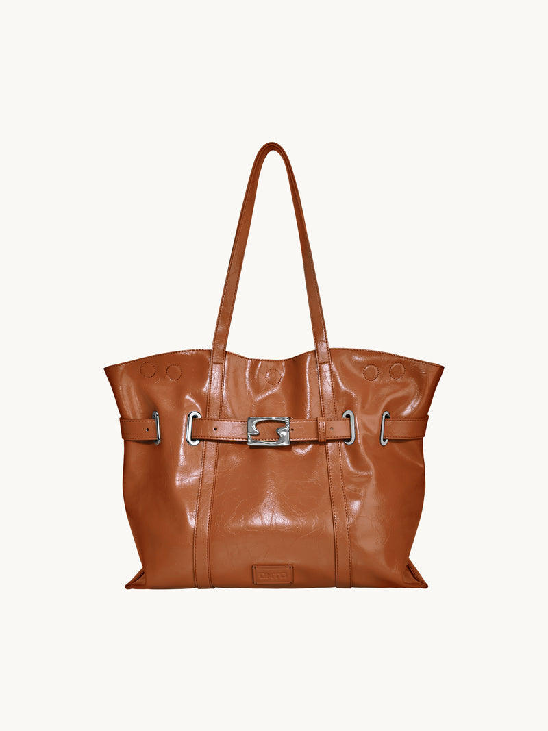 DUMPLING Regular Tote Bag - Brown
