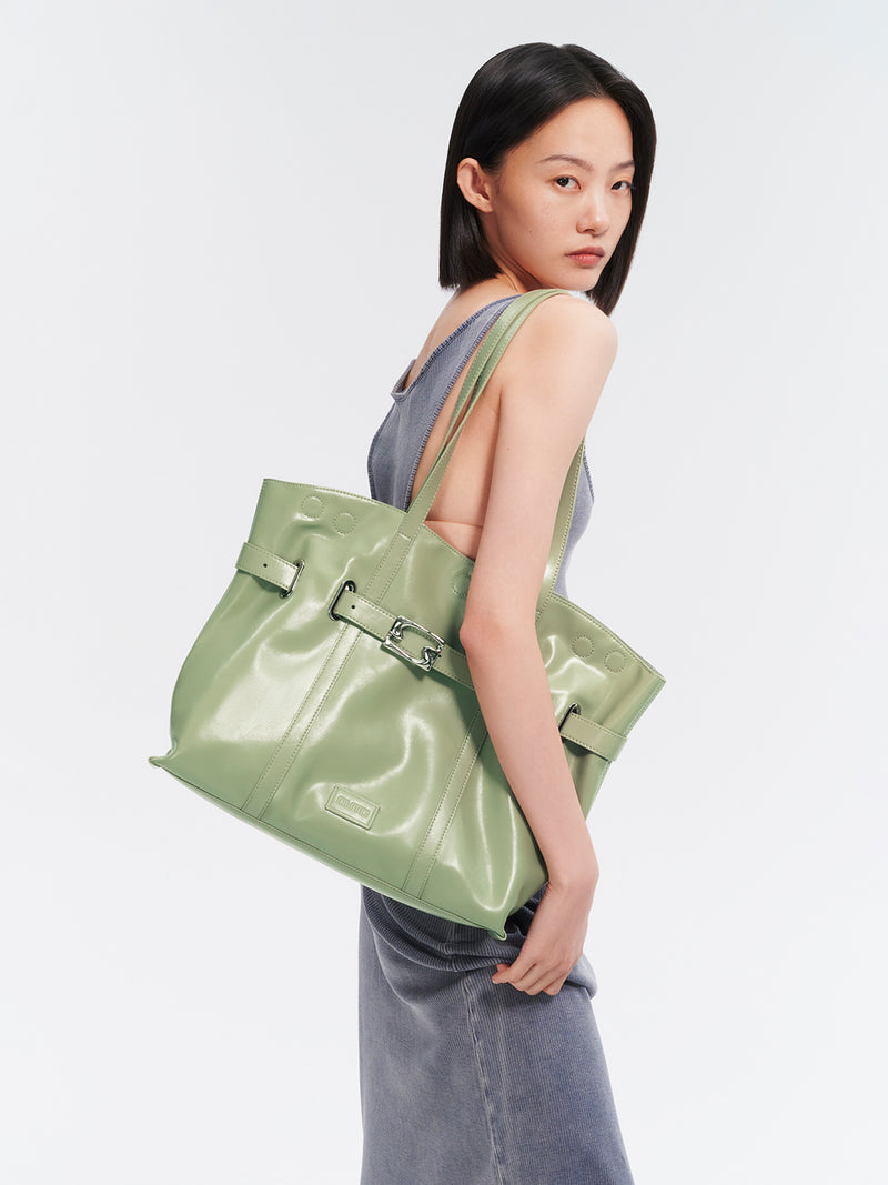 DUMPLING Regular Tote Bag - Green