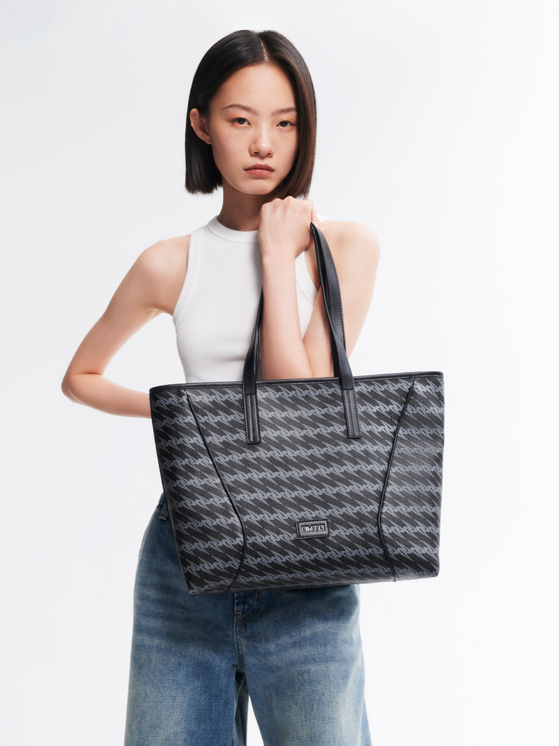 MONOGRAM 3.0 TRUFFLE LOOP Medium Tote Bag - Black