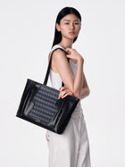 MONOGRAM 3.0 FLOWER LOOP Medium Tote Bag - Black