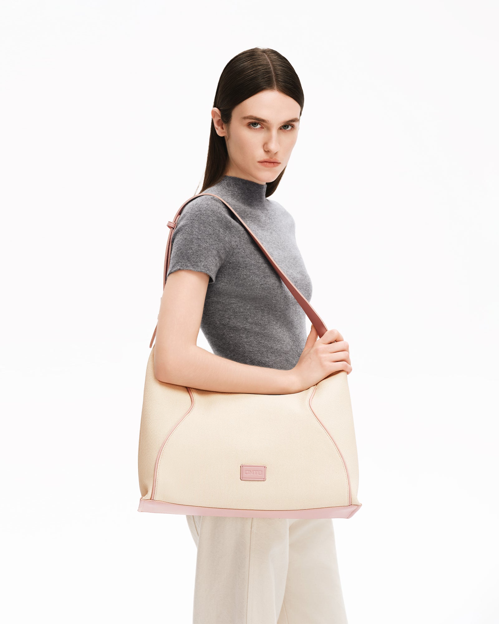 FOO FOO CANVAS Large Shoulder Bag - Pink