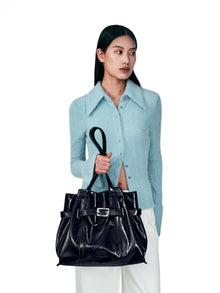 DUMPLING Regular Tote Bag - Black