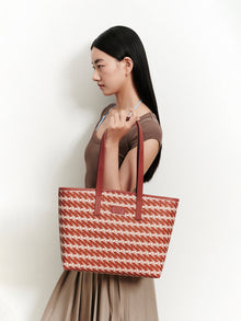 MONOGRAM 3.0 LOOP Medium Tote Bag - Red