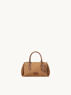 PINCH PILLOW Small Handbag - Mocha Brown