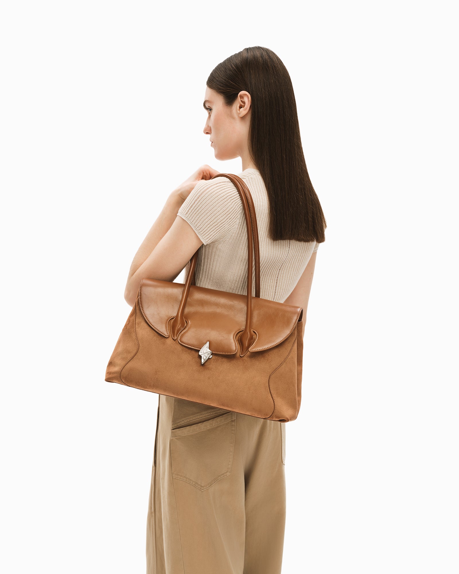 URBAN WANDERING Regular Shoulder Bag - Brown