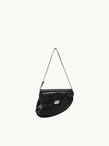 GEMINI Large Shoulder Bag - Black