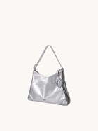 SURE SURE CROISSANT Medium Shoulder Bag - Silver