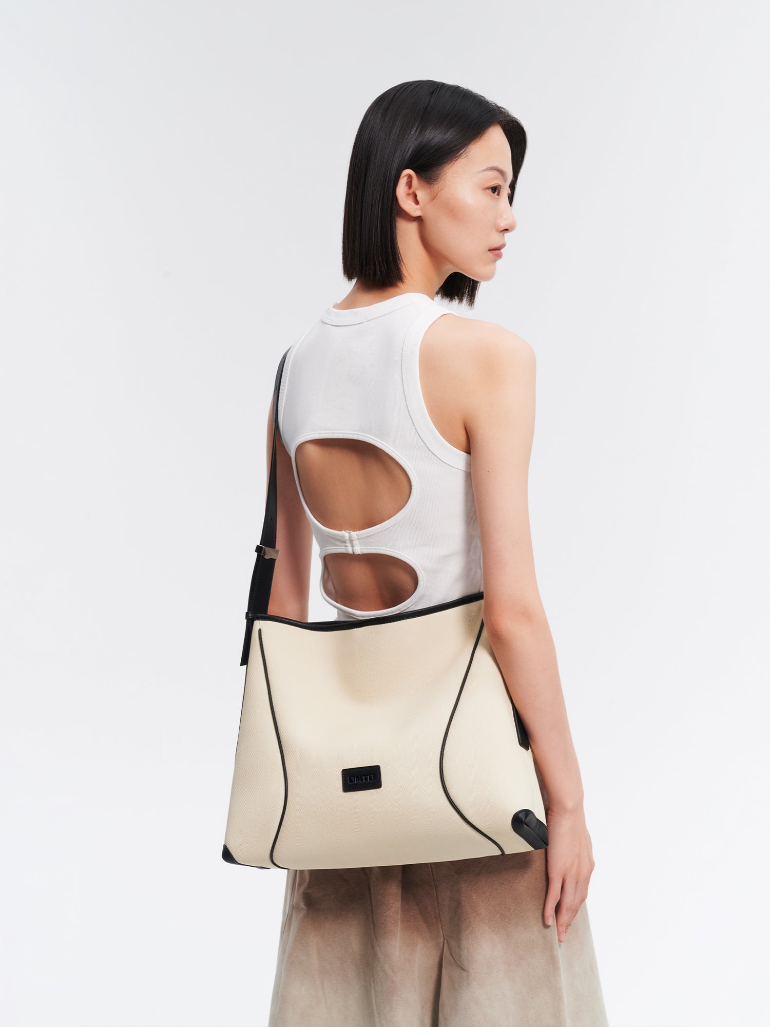 FOO FOO SOFT Large Shoulder Bag - Beige