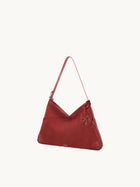 SURE SURE CROISSANT Medium Shoulder Bag - Velvet Red