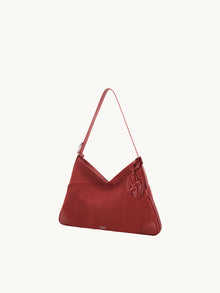 SURE SURE CROISSANT Medium Shoulder Bag - Velvet Red