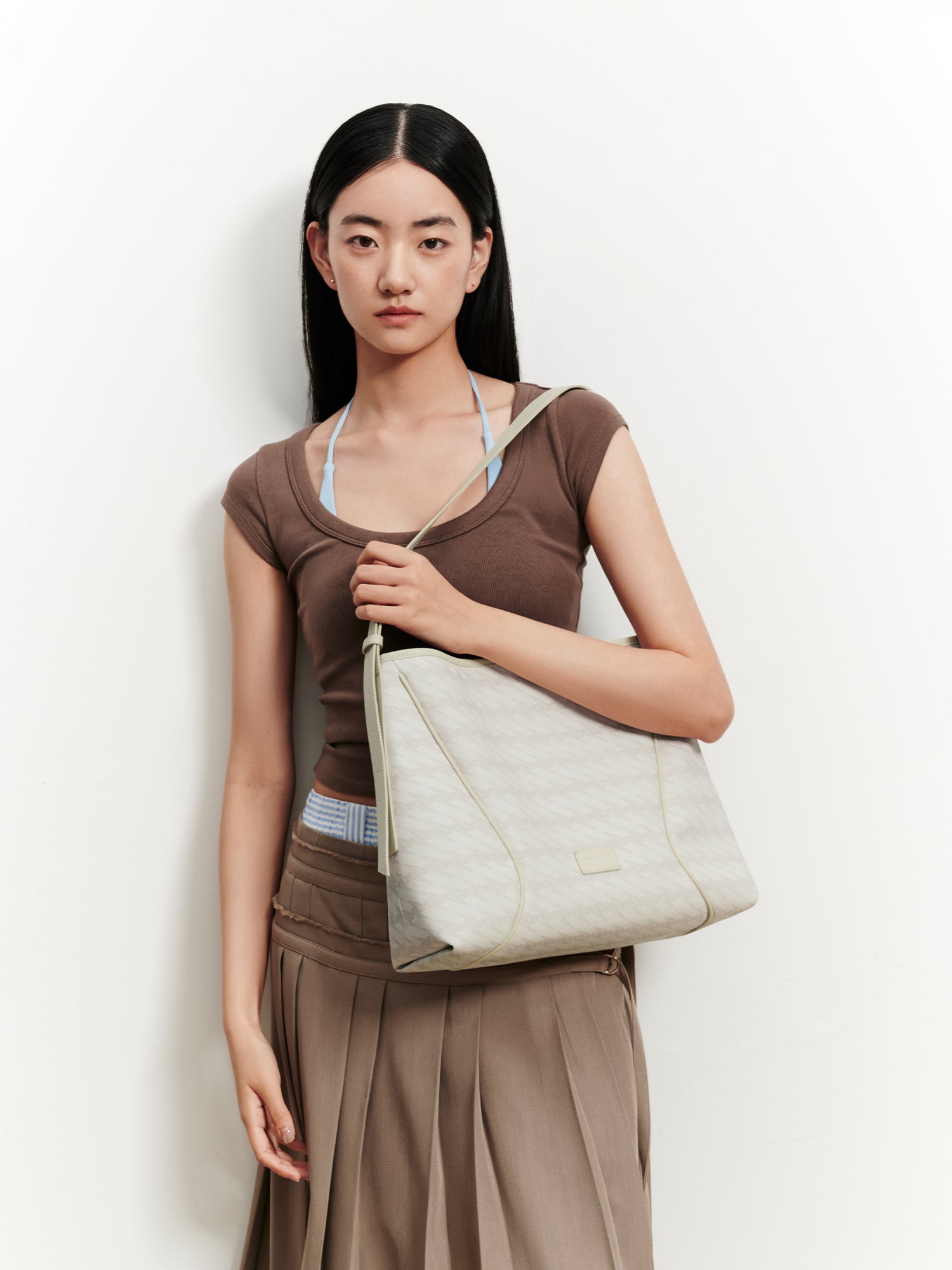 MONOGRAM 3.0 LOOP Large Shoulder Bag - Beige