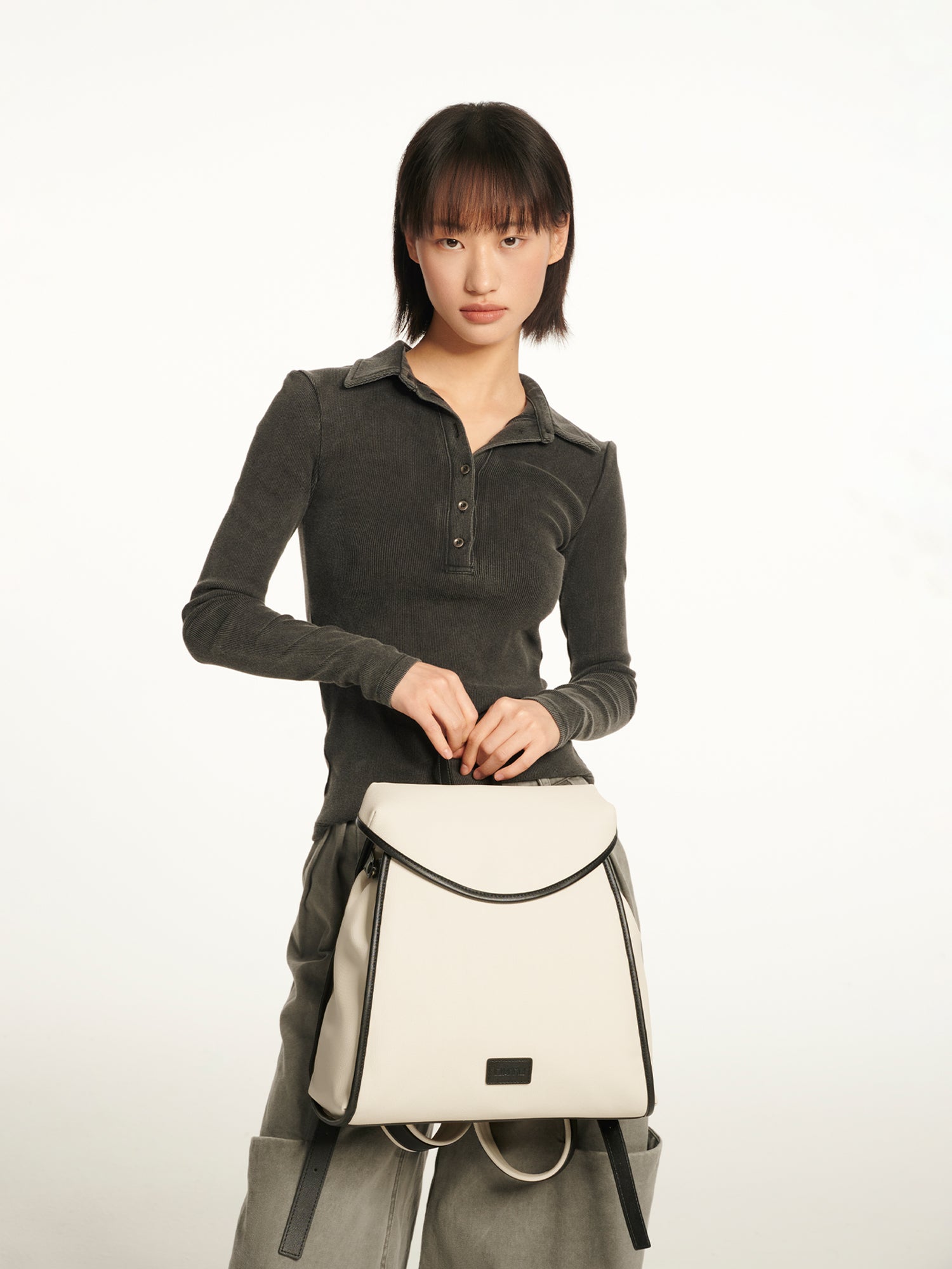 FOO FOO OATS Regular Backpack - Beige