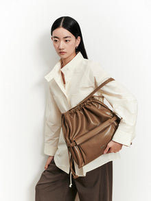 JuanJuan Regular Shoulder Bag - Hazel Brown