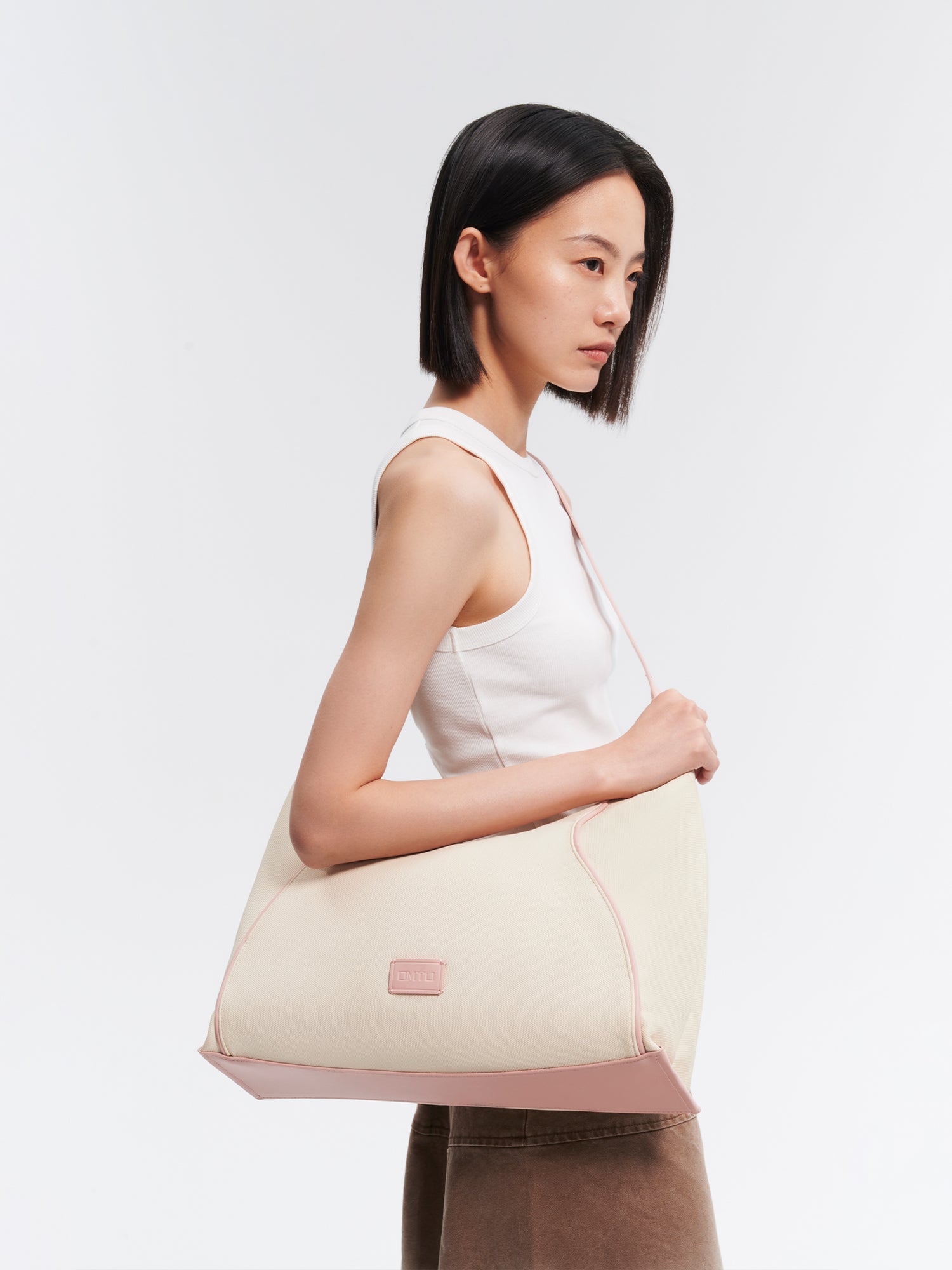 FOO FOO CANVAS Large Shoulder Bag - Pink