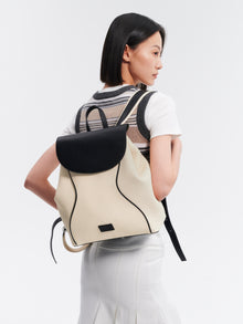FOO FOO OATS Regular Backpack - Black Beige