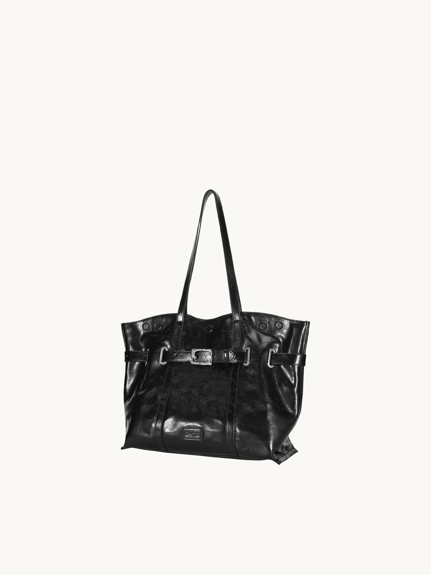 DUMPLING Regular Tote Bag - Black