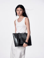 MONOGRAM 3.0 FLOWER LOOP Medium Tote Bag - Black