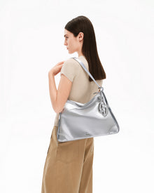 SURE SURE CROISSANT Medium Shoulder Bag - Silver