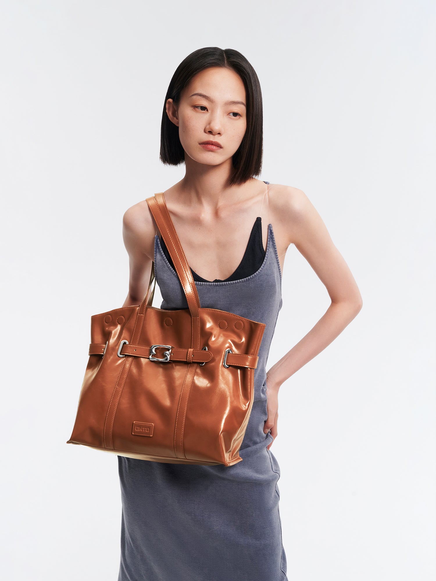 DUMPLING Regular Tote Bag - Brown