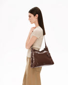 SURE SURE CROISSANT Medium Shoulder Bag - Cocoa Brown