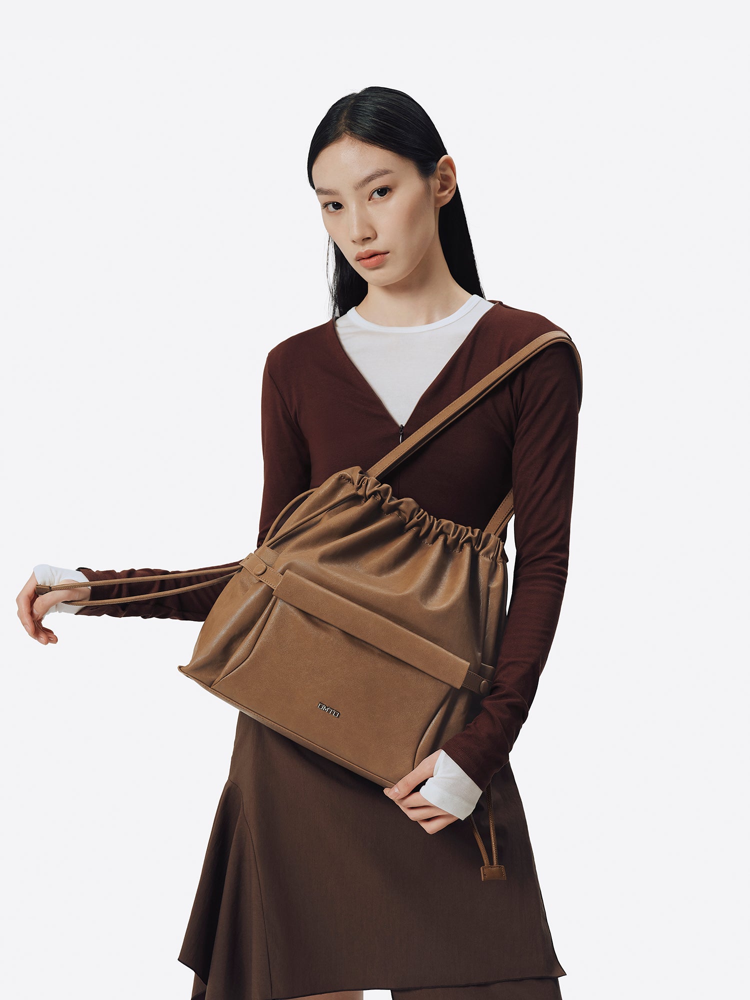 JuanJuan Regular Shoulder Bag - Hazel Brown