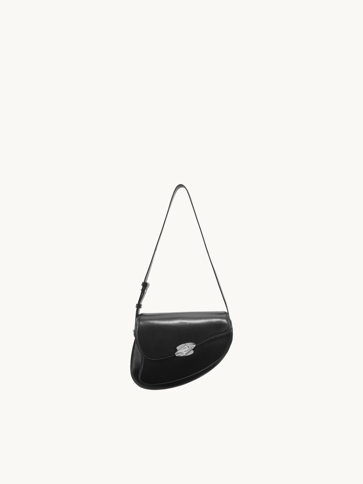 GEMINI Small Shoulder Bag - Black