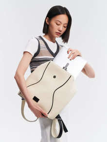 FOO FOO OATS Regular Backpack - Black Beige