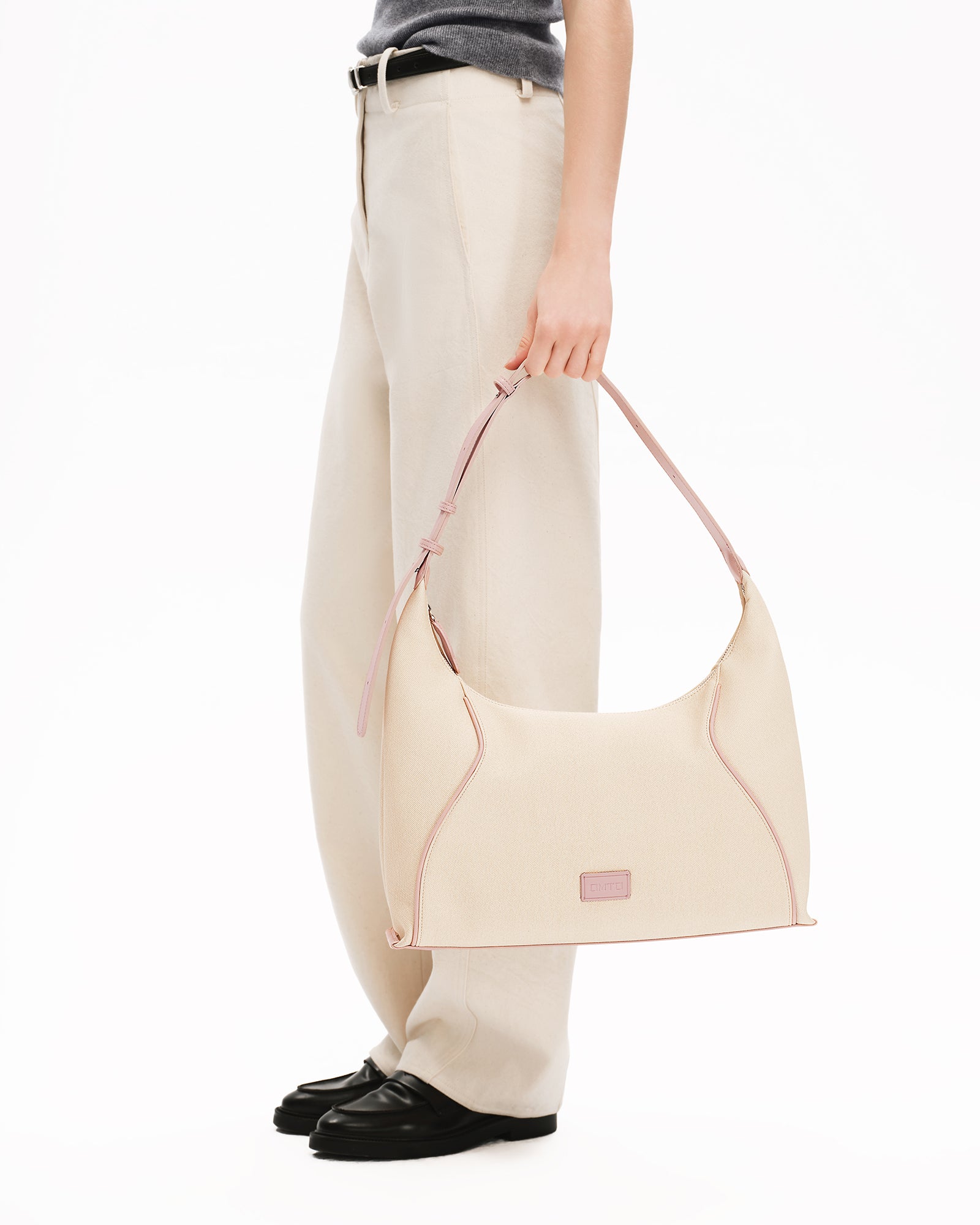 FOO FOO CANVAS Large Shoulder Bag - Pink