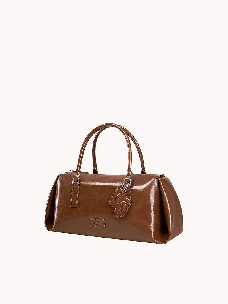 PINCH PILLOW Medium Handbag - Cocoa Brown