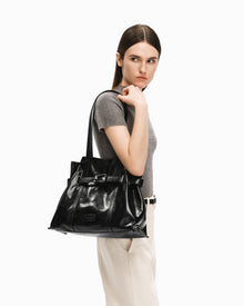 DUMPLING Regular Tote Bag - Black