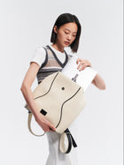 FOO FOO OATS Regular Backpack - Black Beige