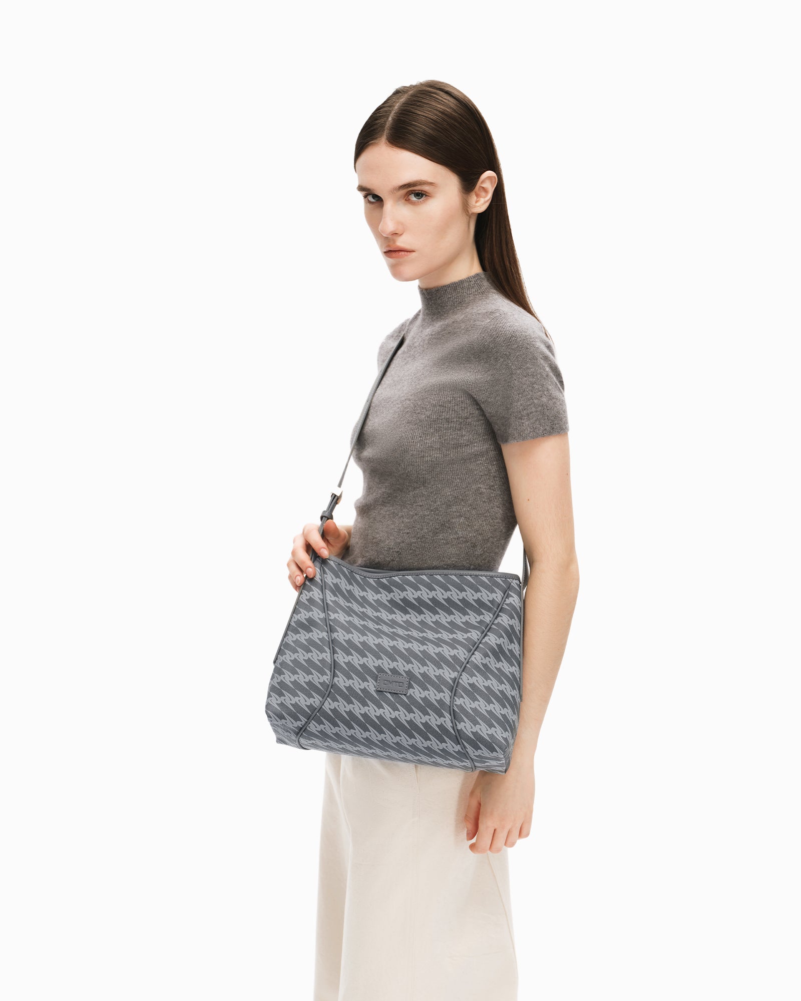 MONOGRAM 3.0 LOOP Small Shoulder Bag - Grey