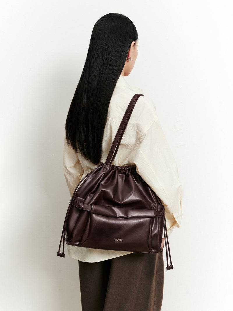 JuanJuan Regular Shoulder Bag - Maple Brown