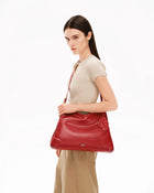 SURE SURE CROISSANT Medium Shoulder Bag - Burgundy Red