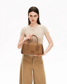 PINCH PILLOW Medium Handbag - Mocha Brown
