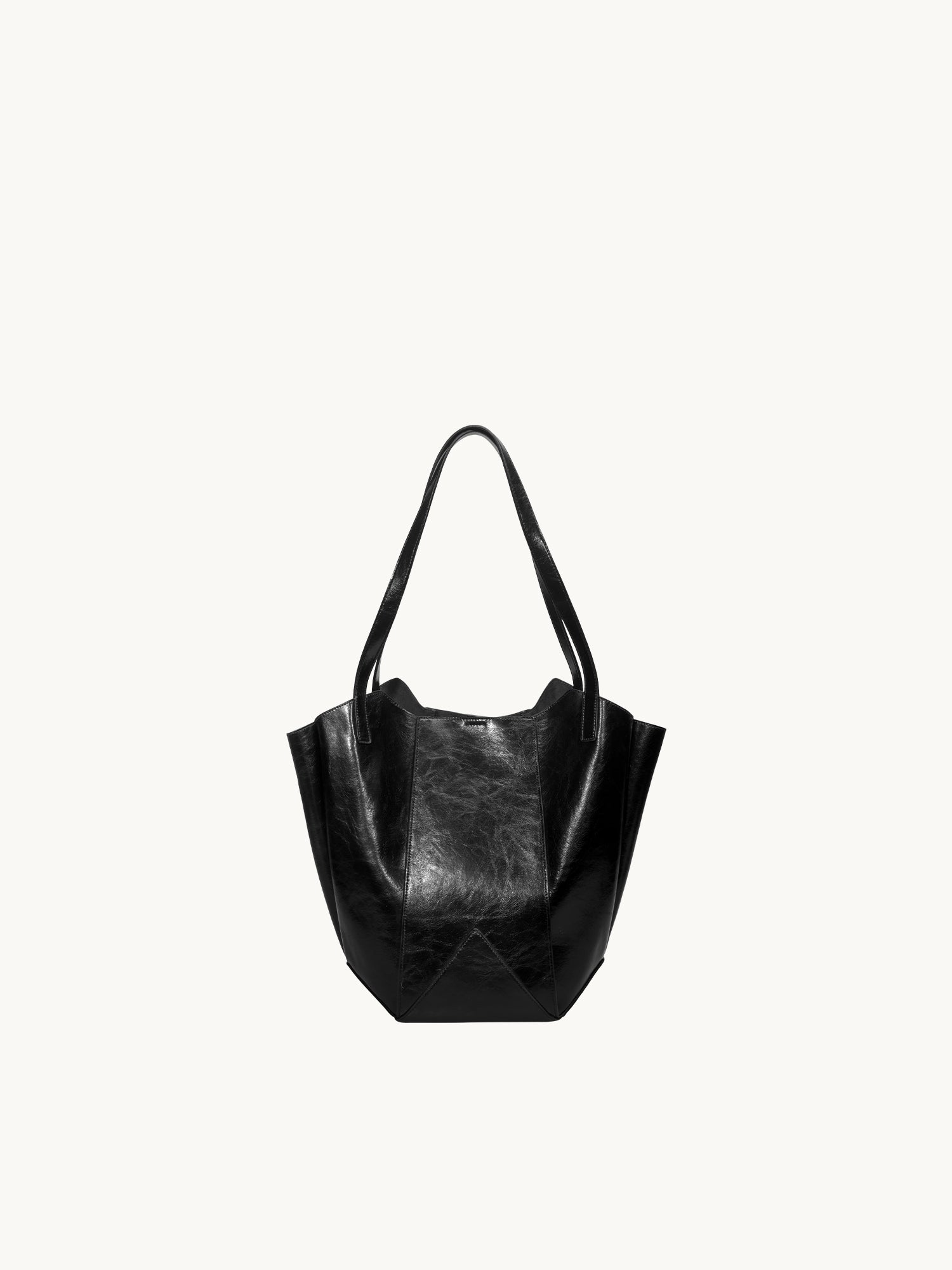 CRISPY PETAL Regular Tote Bag - Black