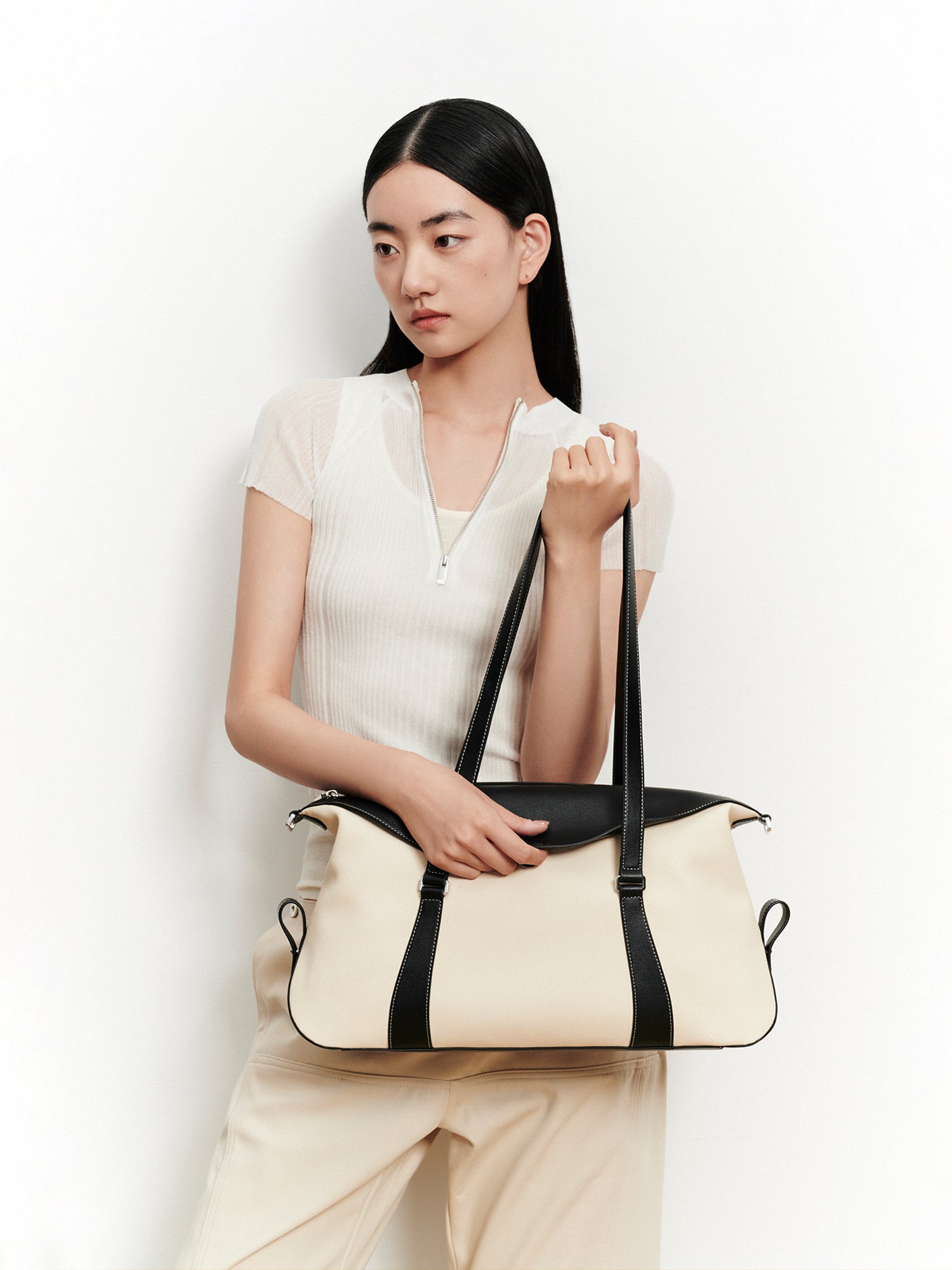 FOO FOO OATS Regular Shoulder Bag - Beige