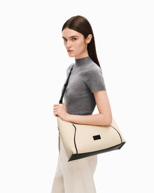 FOO FOO CANVAS Small Shoulder Bag - Beige