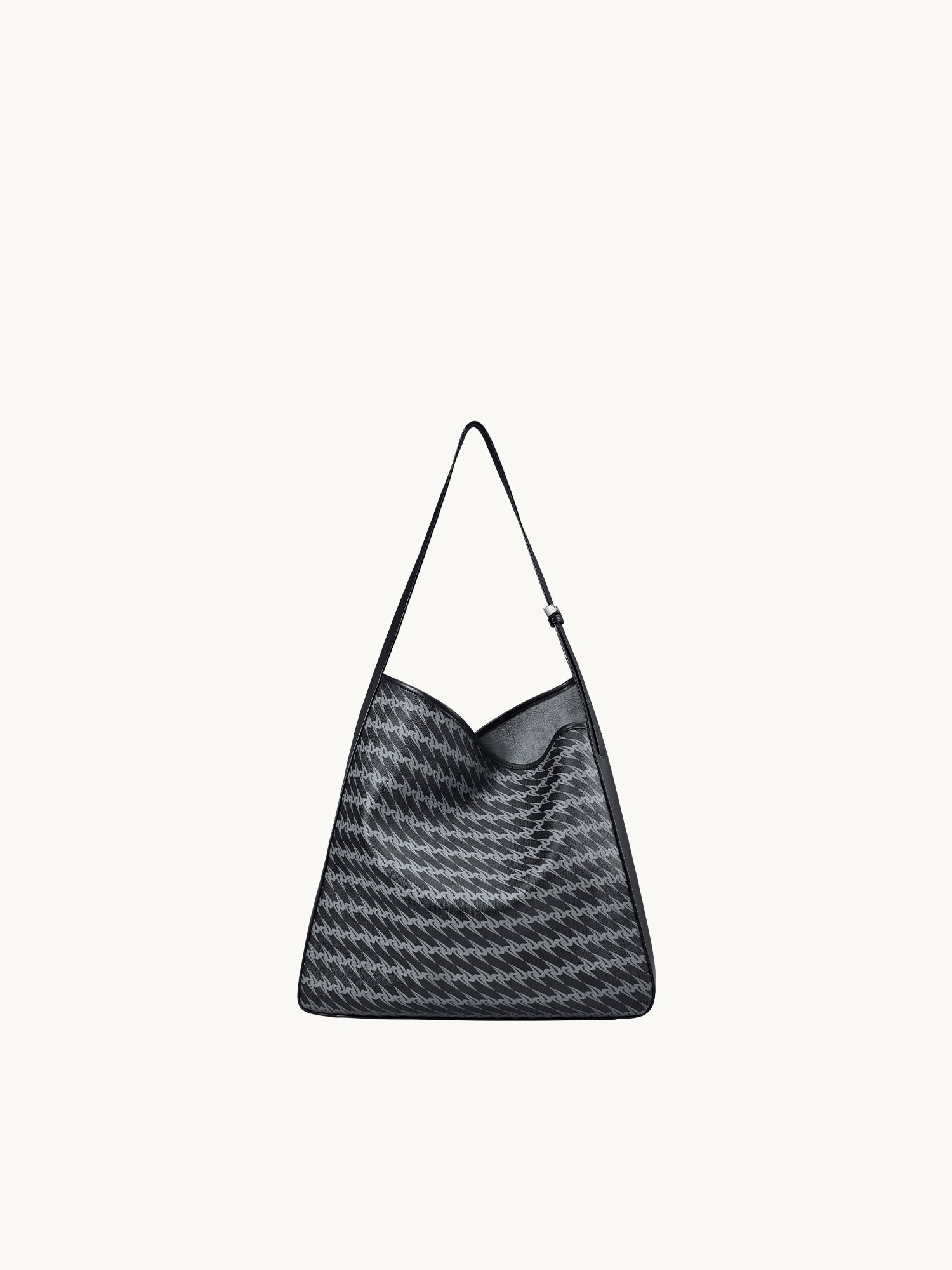 MONOGRAM 3.0 SOFT LOOP Large Shoulder Bag - Black