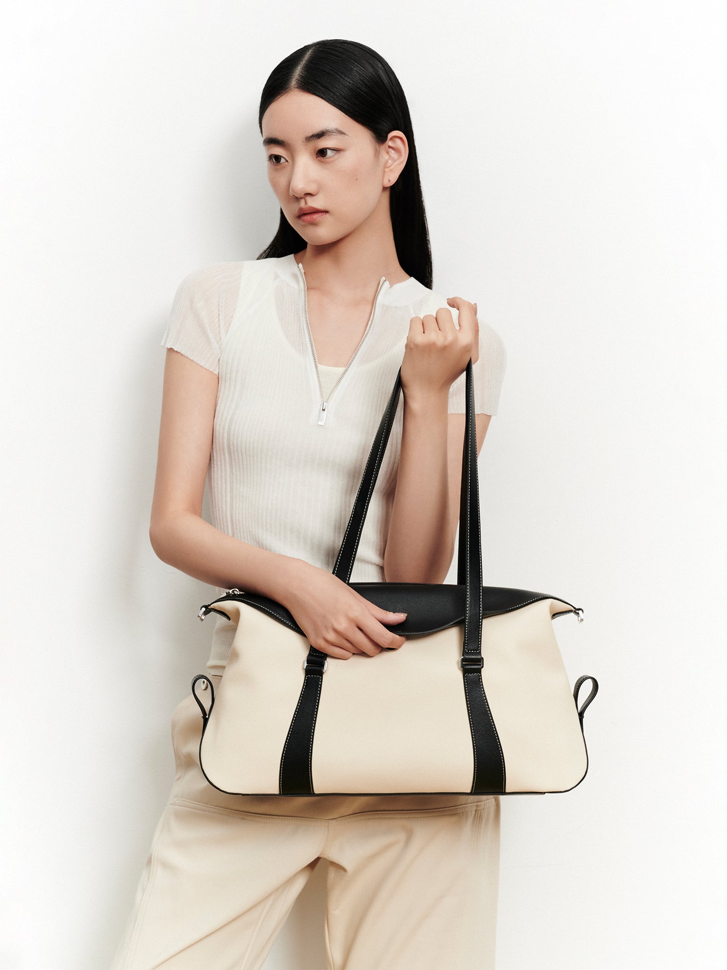 FOO FOO OATS Regular Shoulder Bag - Beige