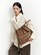 JuanJuan Regular Shoulder Bag - Hazel Brown