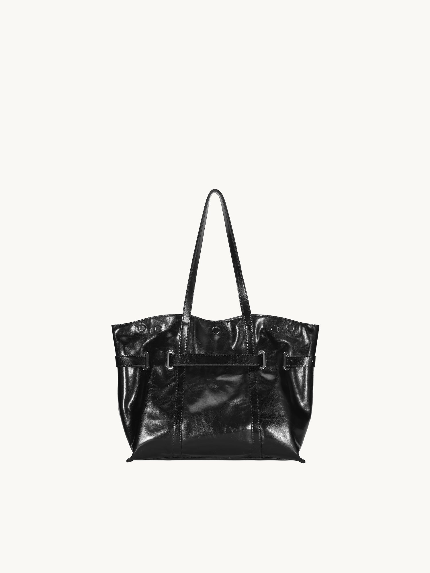 DUMPLING Regular Tote Bag - Black