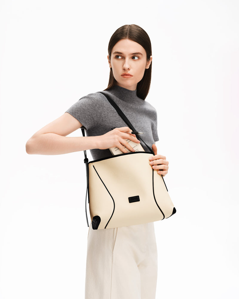 FOO FOO SOFT Small Shoulder Bag - Beige