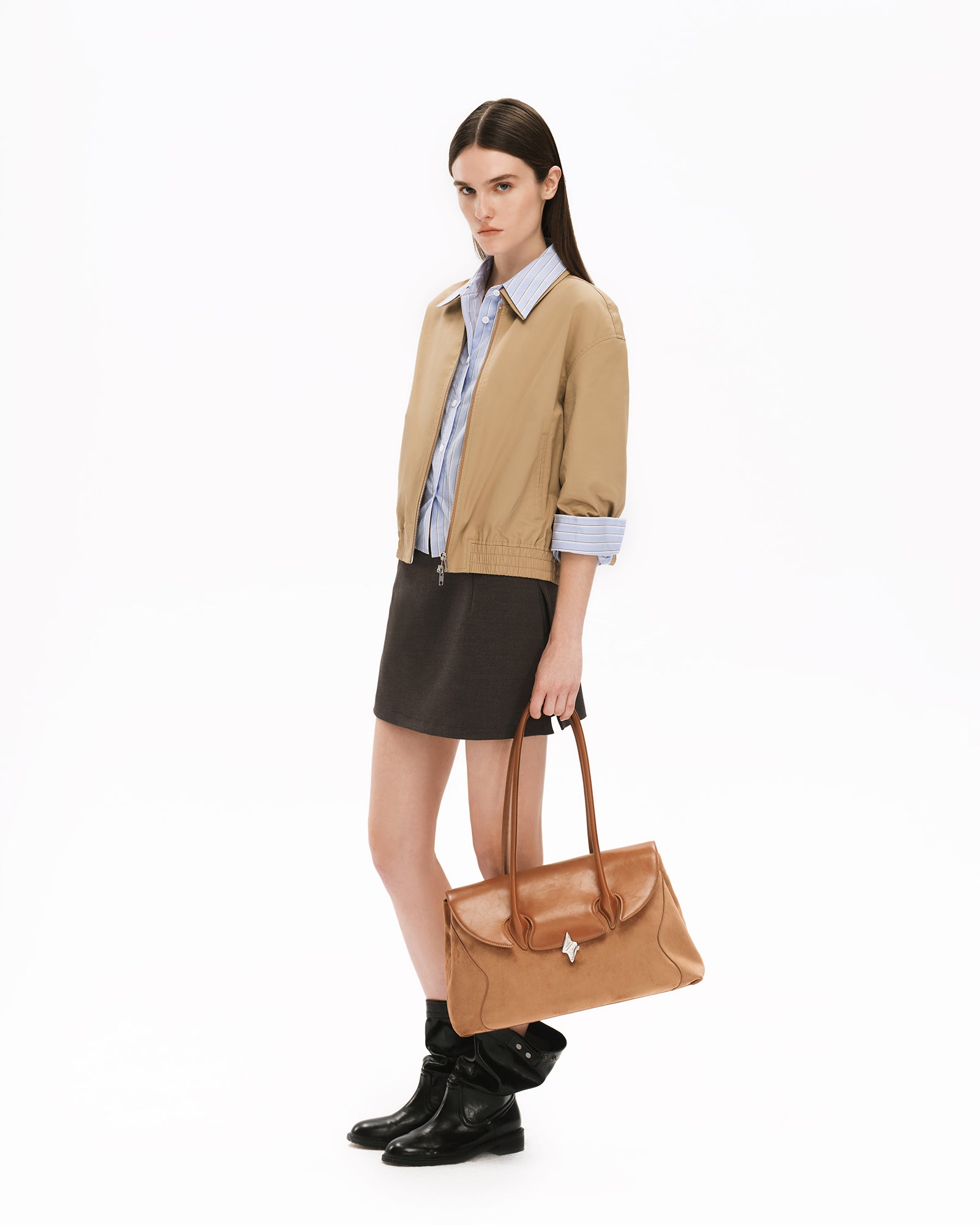 URBAN WANDERING Regular Shoulder Bag - Brown