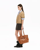 DUMPLING Regular Tote Bag - Brown