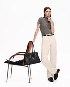 URBAN WANDERING Regular Shoulder Bag - Black