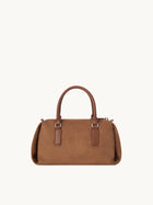 PINCH PILLOW Small Handbag - Mocha Brown